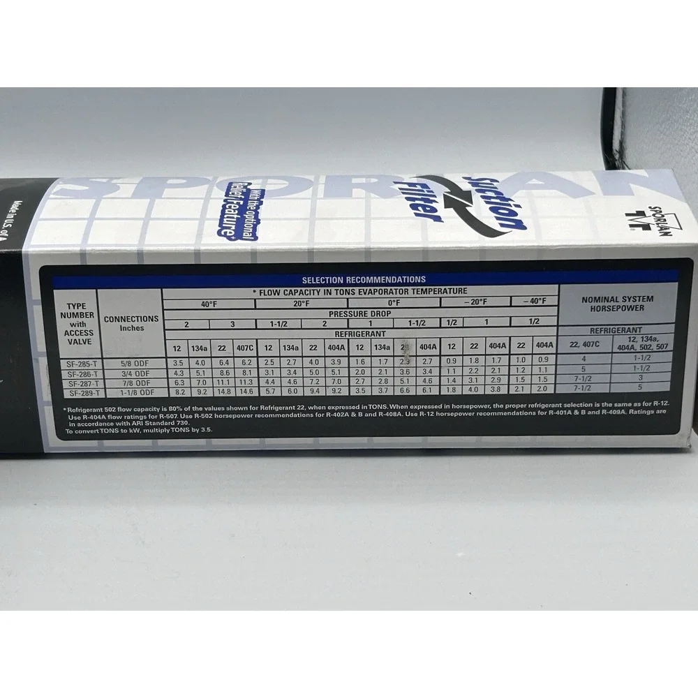 Sporlan SF-283-F 3/8 SAE Flare Refrigerant Suction Filter Drier Lot Of 2